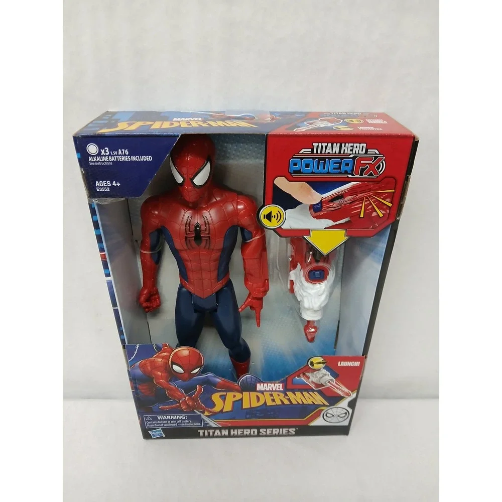 Marvel Spider-Man Titan Hero Power FX Action Figure with Launcher Ages‎ 4+ NIB